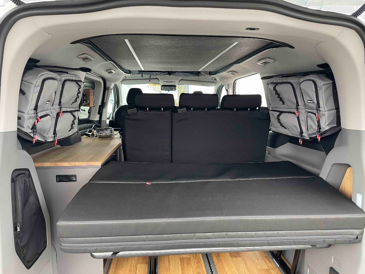 New Ford Tourneo V710, Fenstertaschen, Stauraum, Thermomatte, Campingshop, Campingzubehör, Zubehör für Camper