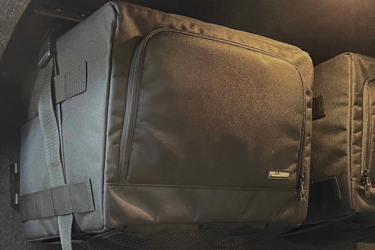 Camper Ausbausystem, leichte flexible Taschen für Airlineschienen